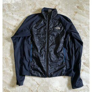 Men’s North Face Summit Series Hybrid Jacket size S Navy Blue Please Read